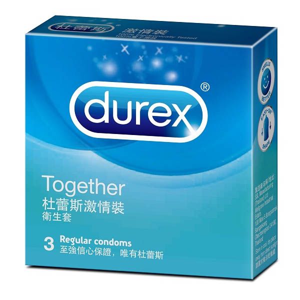 Durex杜蕾斯(戴瑞斯)激情保險套(3枚裝)