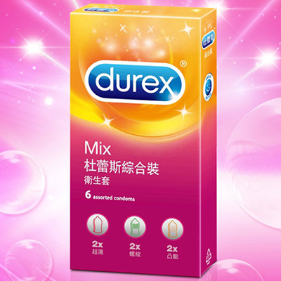 DUREX杜蕾斯 綜合裝保險套(超薄、螺紋、凸點)
