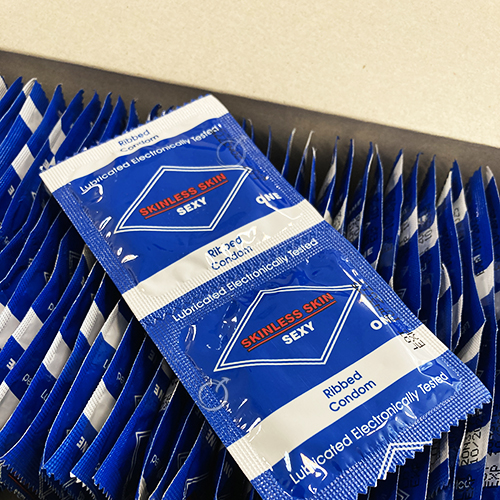 SKINLESS SKIN 螺紋型保險套(144枚散裝)