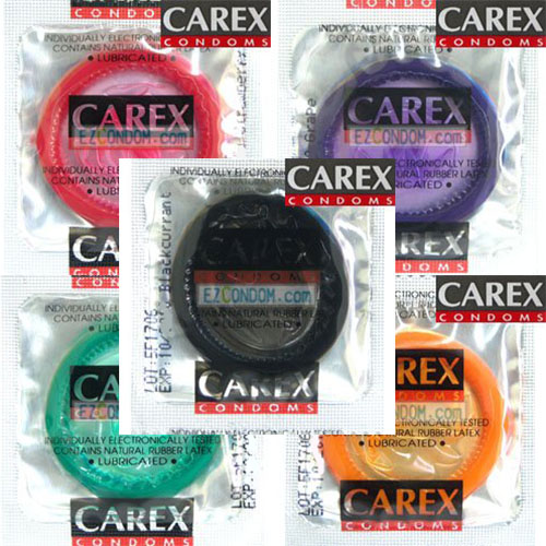 CAREX夏日水果組合(5種口味共120枚)保險套團購