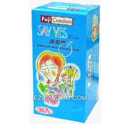 芙莉詩Say yes condom兩情相悅薄翼型保險套  一盒36入