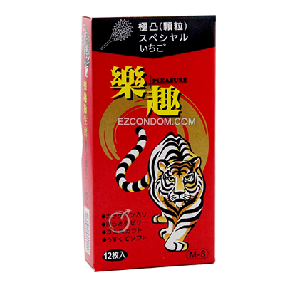 Pleasure樂趣三倍粗顆粒保險套